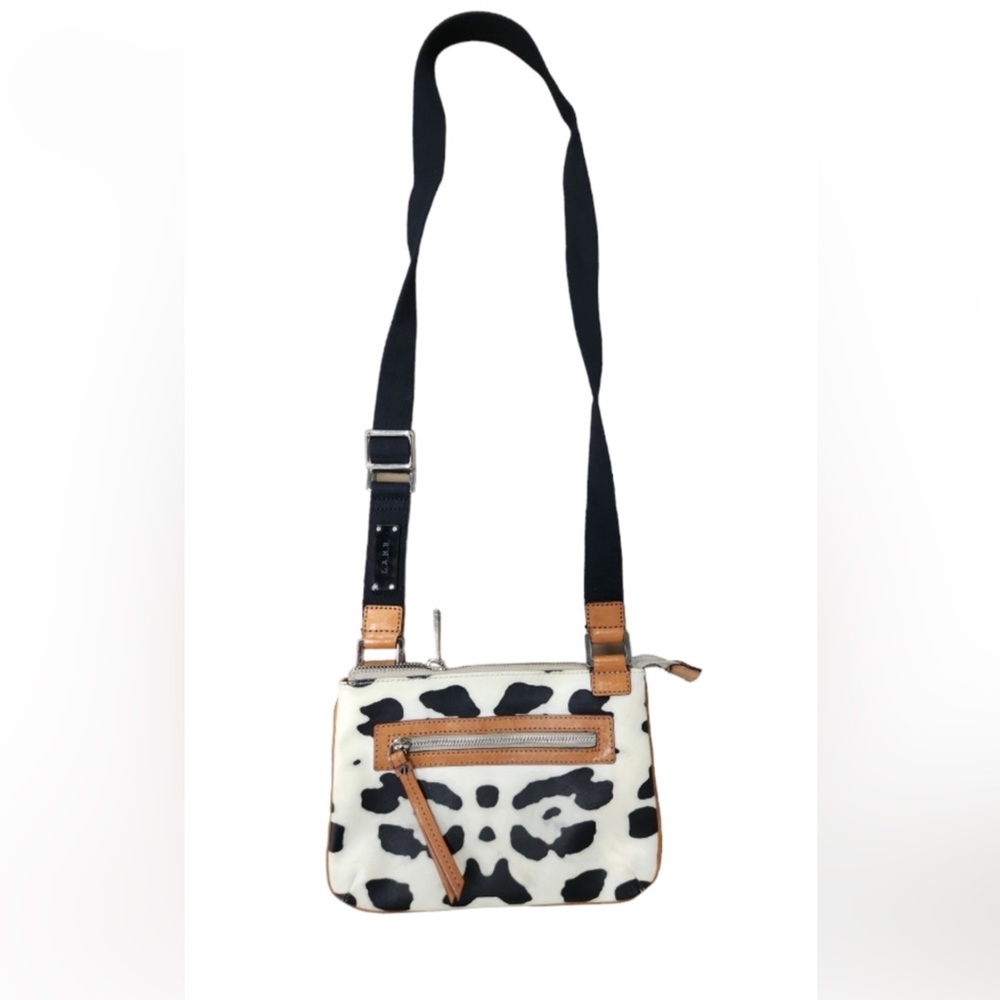 LAMB cow print crossbody bag